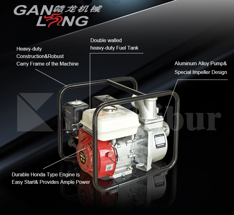 3inch Self-Priming Water Pump with 168f Gx200 Gasoline Engine